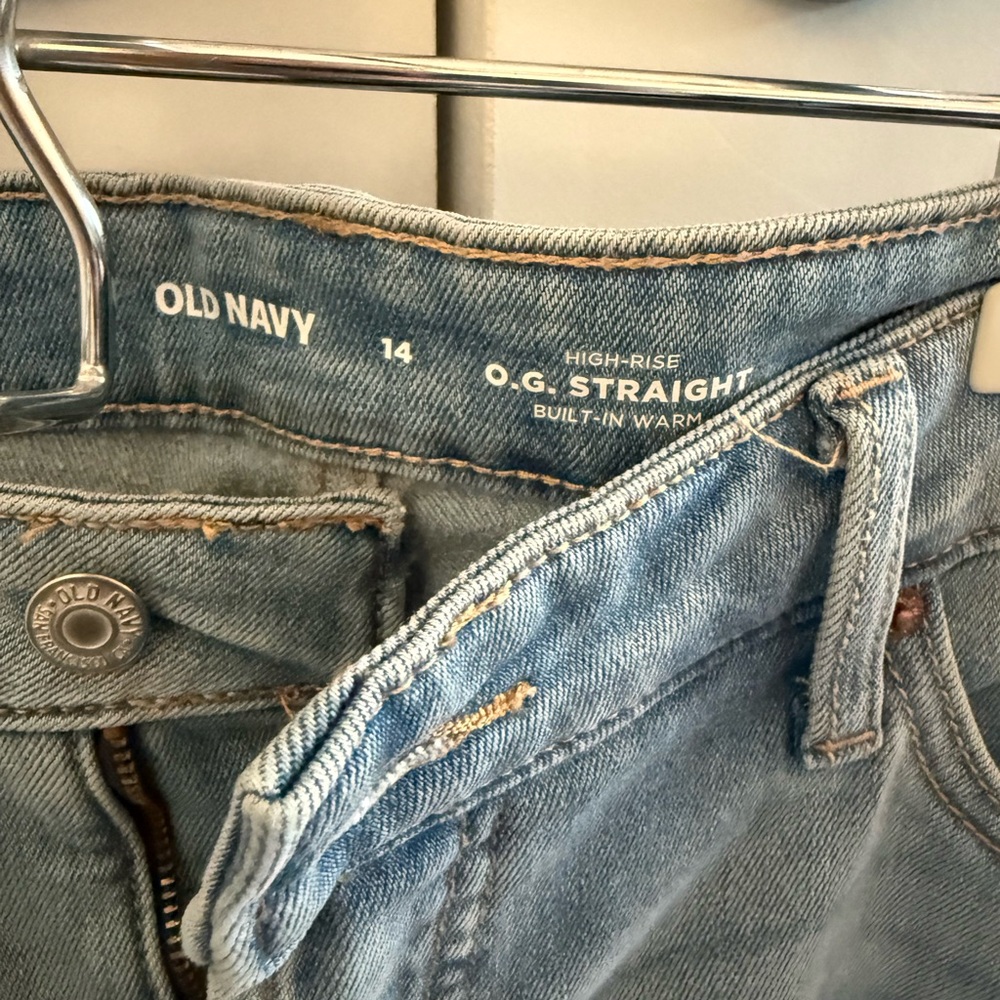 Old Navy Light Blue High-Rise Jeans